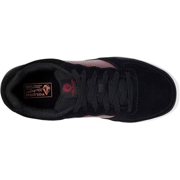 Volcom Hybrid SD VM30353F Women's 7.5 Black Plum Leather Comp Toe Shoes ZPO3048 - Picture 5 of 12